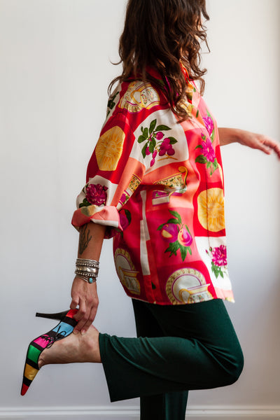 Tea time vintage blouse