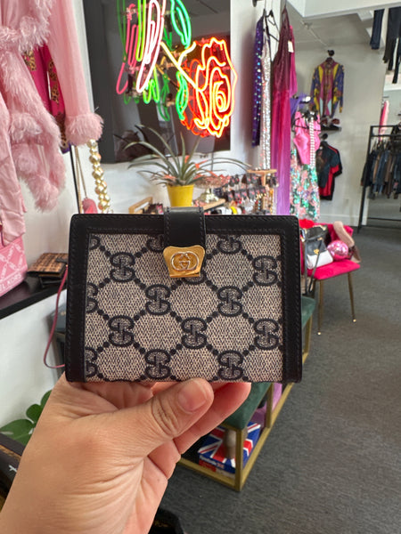 80’s Gucci blue address book mini