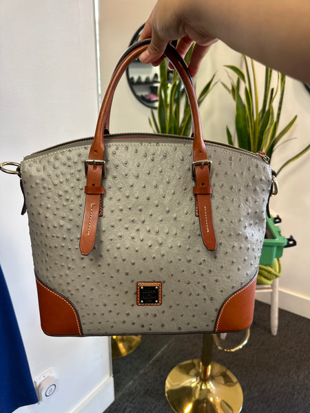 Barbra | Dooney & Bourke grey + brown